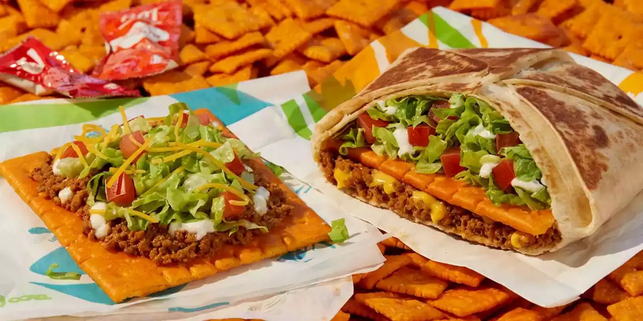 Taco Bell and Cheez-It have tongues wagging with this new tostada on a giant cracker