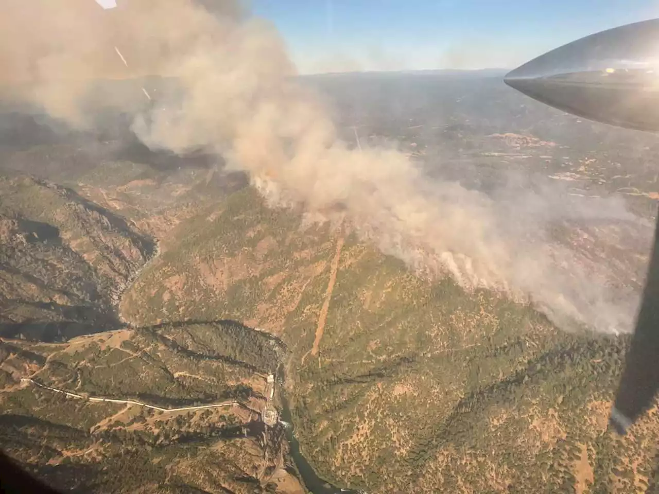 Rices Fire prompts evacuations in Nevada County