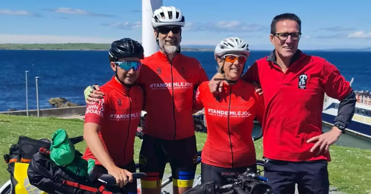 Northants woman completes cycle challenge in memory of her sons raising £22k