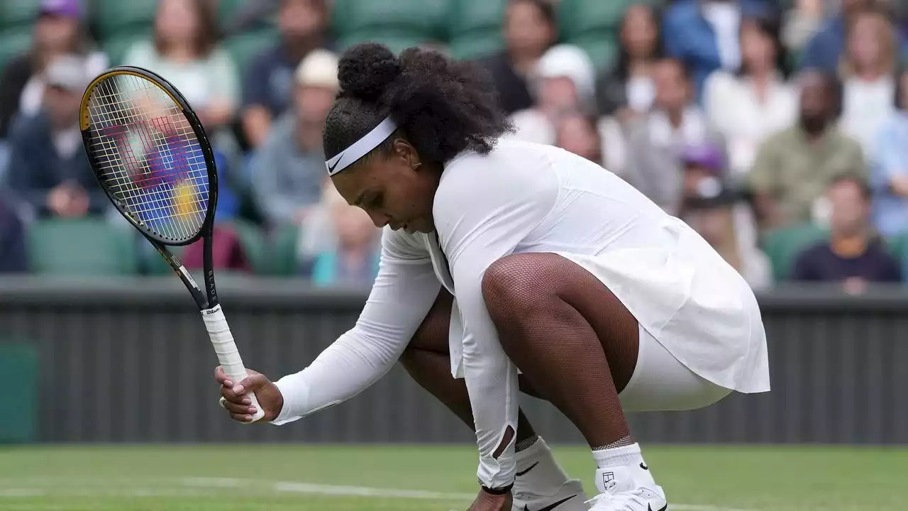 Serena Williams strandt bij langverwachte rentree al in eerste ronde op Wimbledon