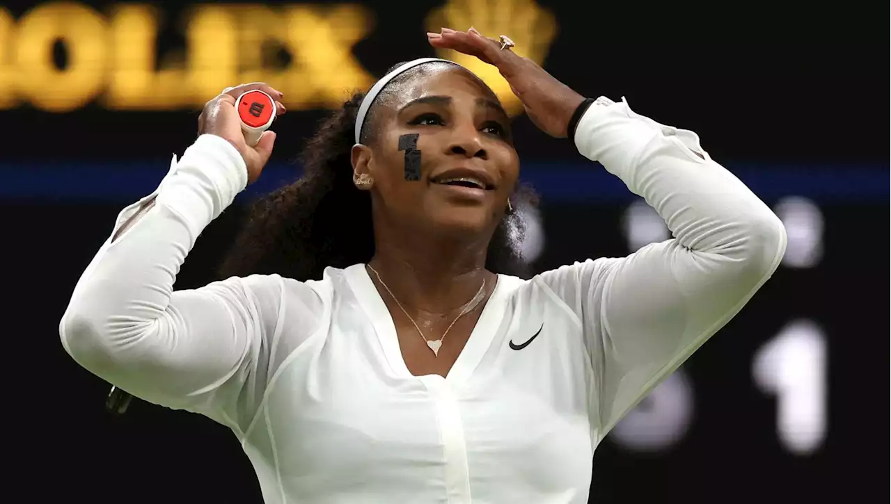 Serena Williams e il segreto del cerotto nero sul viso