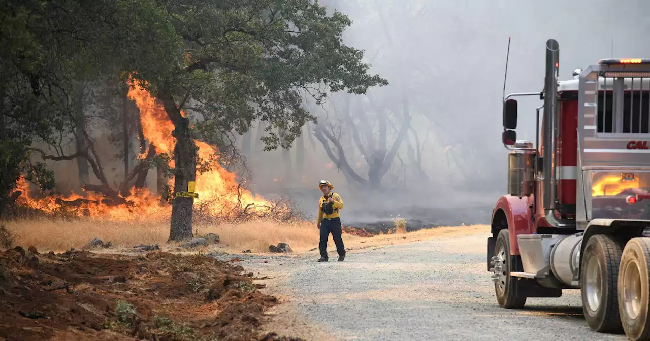 Nevada County wildfire threatens 500 buildings