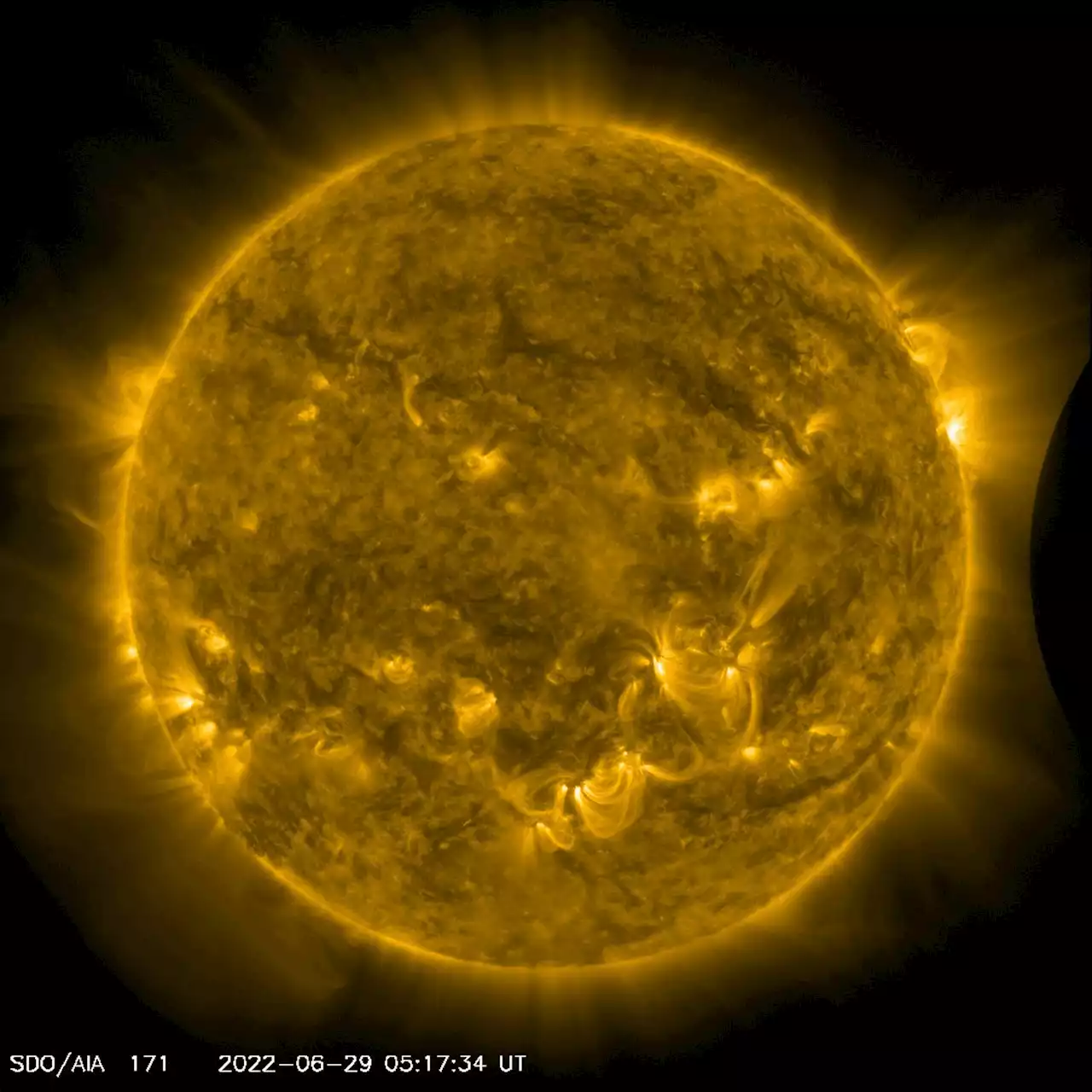 NASA sun mission spots stunning solar eclipse in space