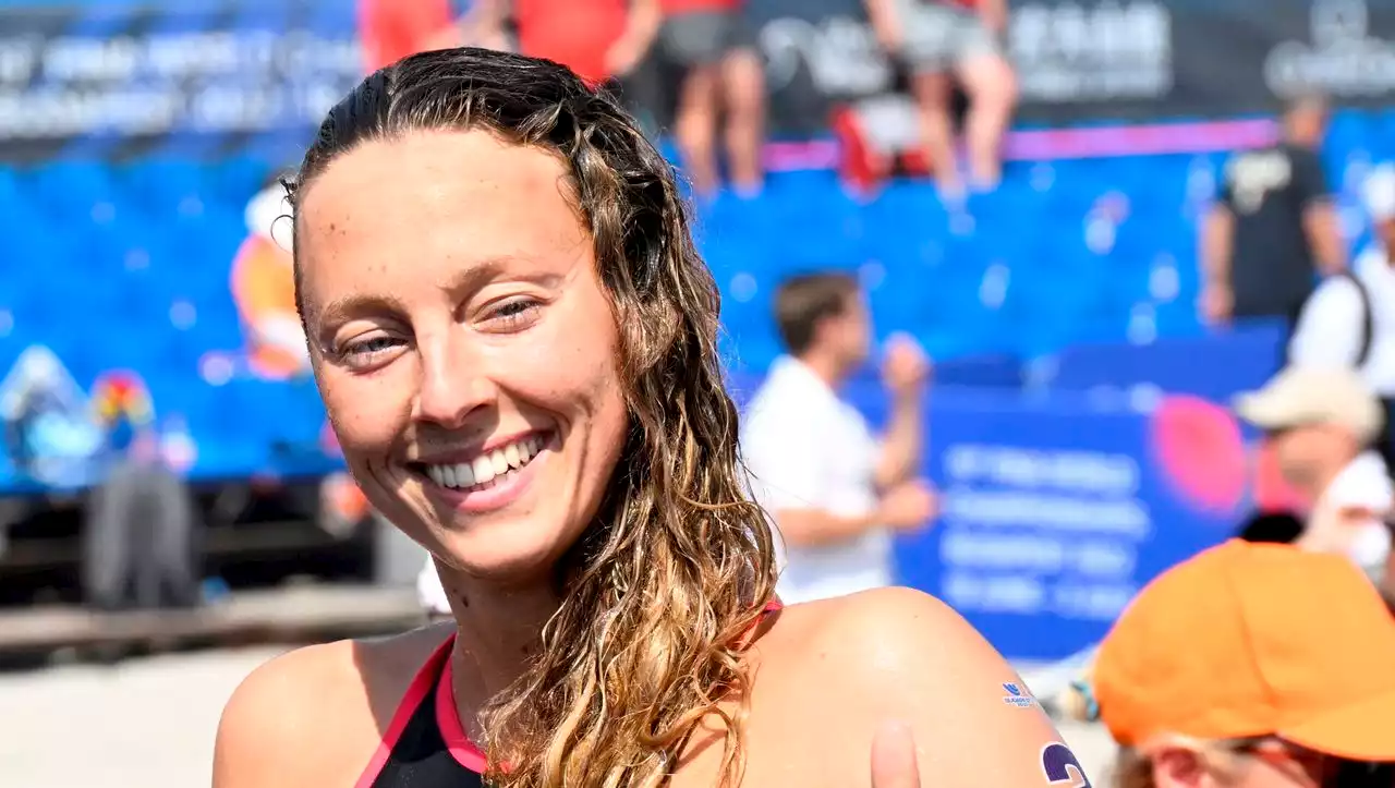 Schwimm-WM in Budapest: Leonie Beck gewinnt im Freiwasser Silber