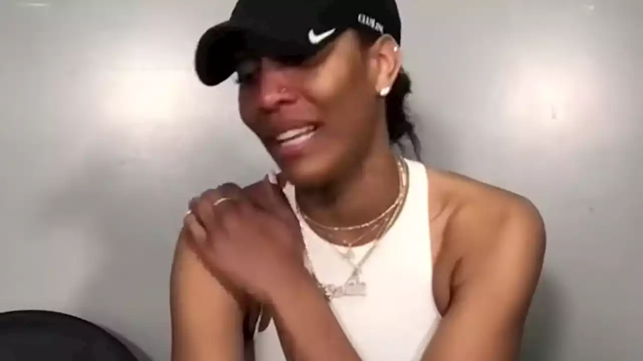 WNBA Star A'ja Wilson Breaks Down In Tears After Seeing Brittney Griner In Shackles