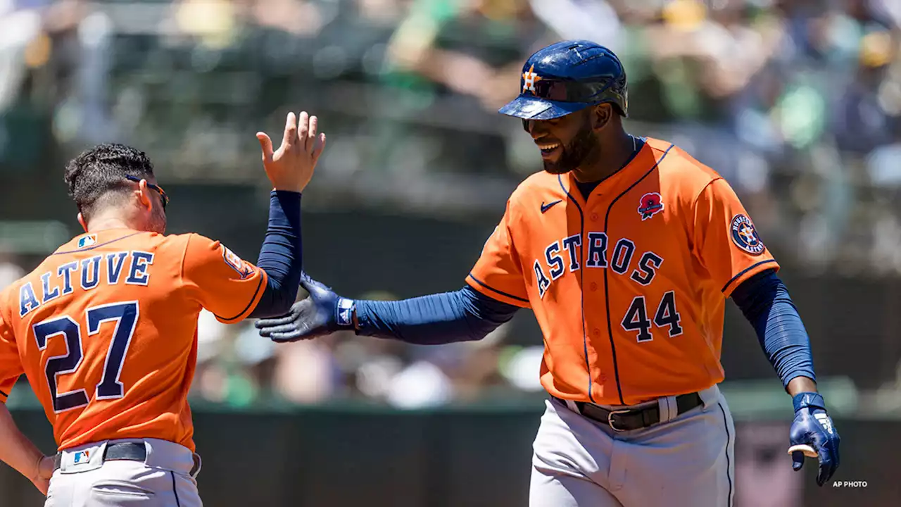 Houston Astros extend Yordan Alvarez for 6 years with new $115 million contract, ESPN reports