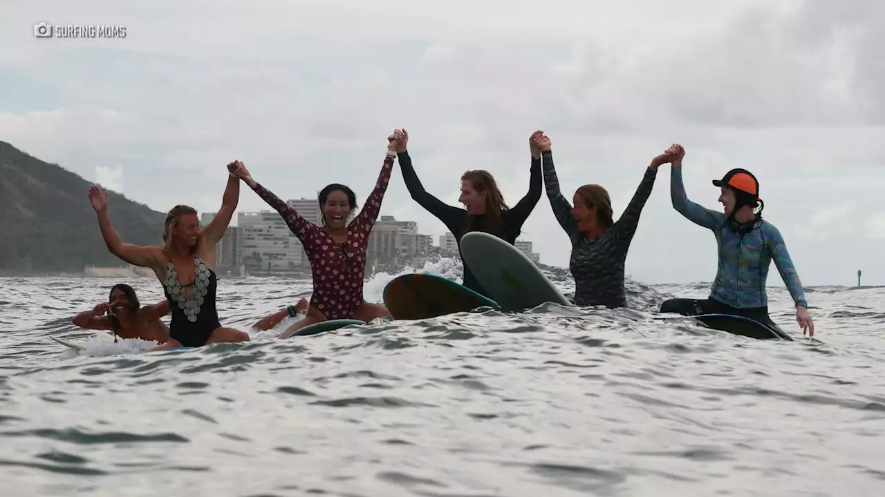 'Surfing Moms' encourages new, not-so-new moms to get back in the surf after giving birth