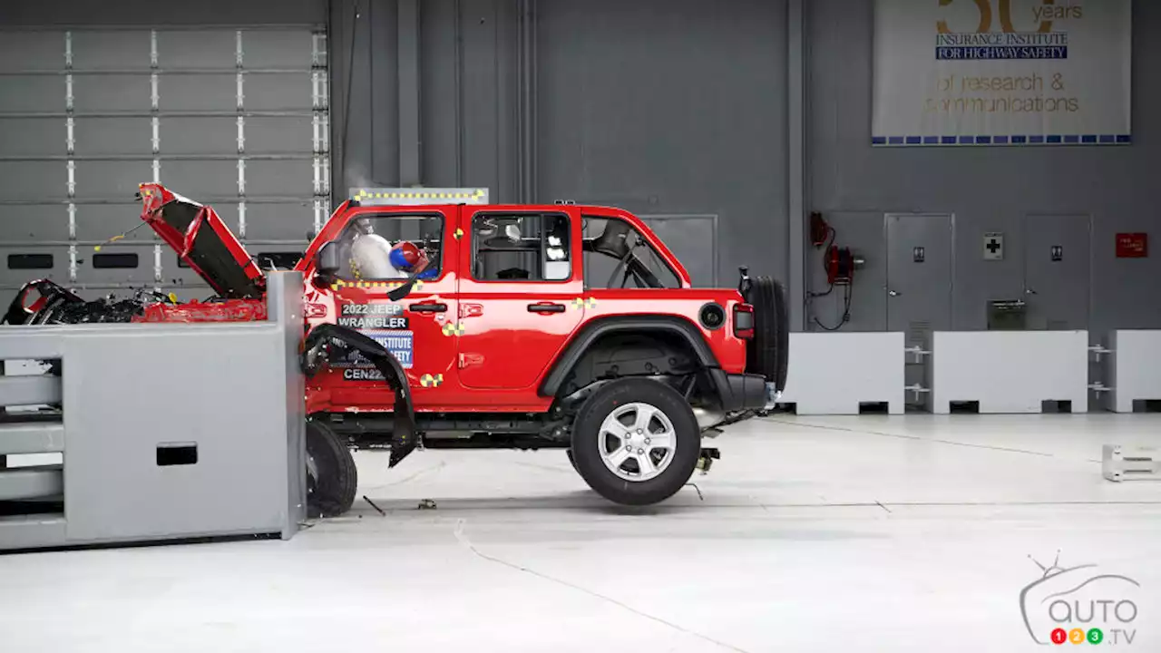 Le Jeep Wrangler capote de nouveau lors d’un test de l’IIHS | Actualités automobile | Auto123