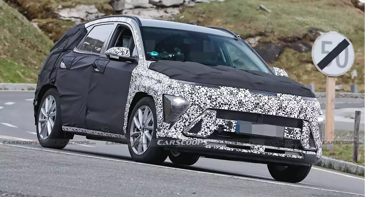 2024 Hyundai Kona Will Have Front Light Bar Just Like The Staria | Carscoops