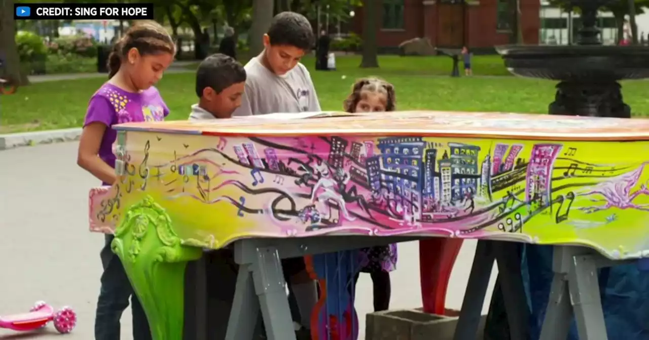 Pianos designed by local artists on display across New York City