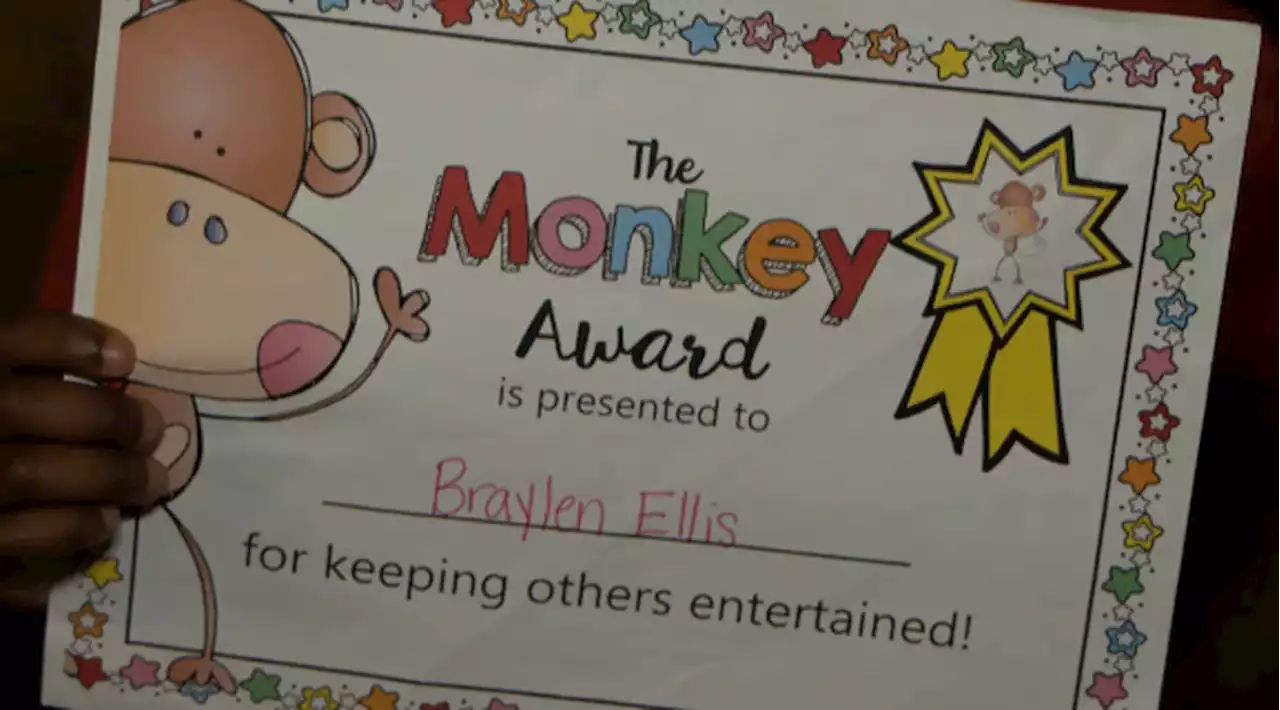 Mom concerned with ‘Monkey Award’ given to her pre-K son