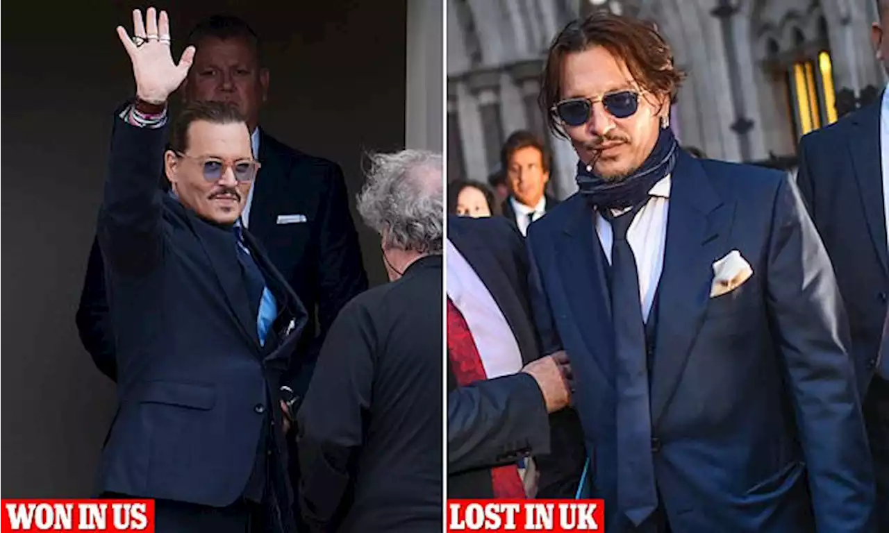 How Johnny Depp won his defamation case in the US but lost in the UK