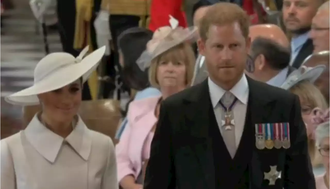 United Family: Duke And Duchess Of Sussex Join Royals For Platinum Jubilee Cathedral Service