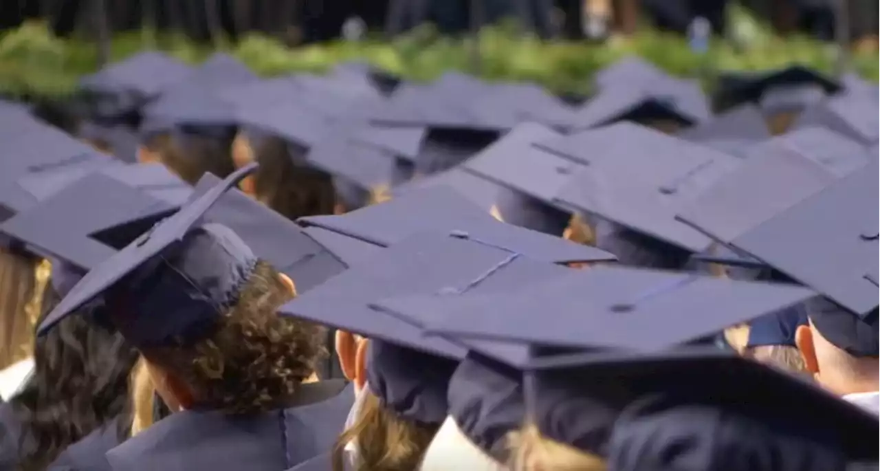 High school students celebrate wearing cultural, religious items at graduation