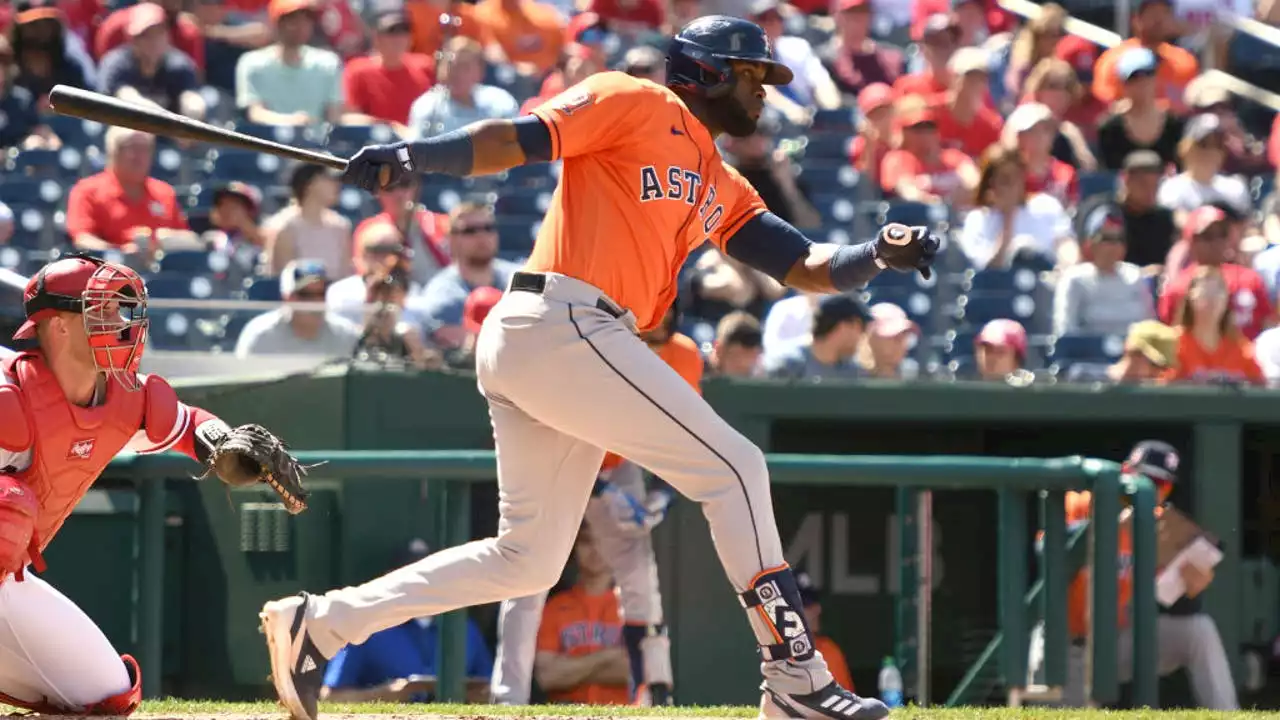 Astros' Yordan Alvarez signs six-year contract worth $115 million, source says