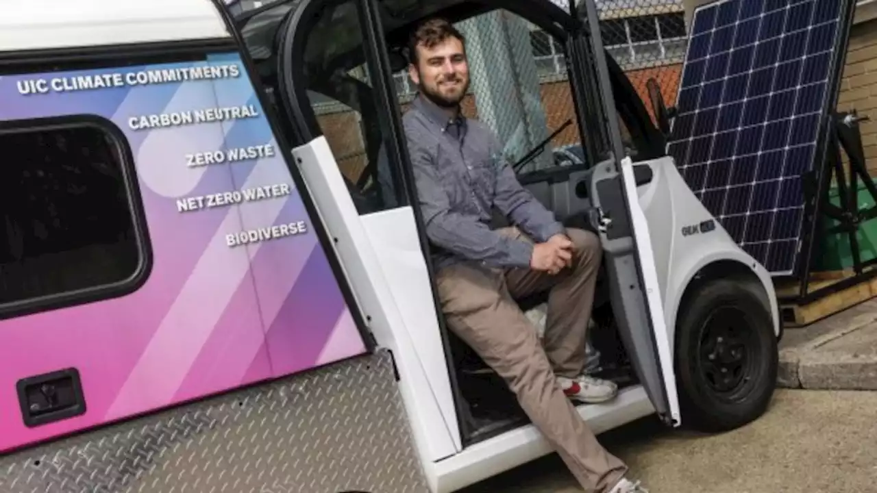 Students built a solar charging station that powers up electric vehicles with 300 watts