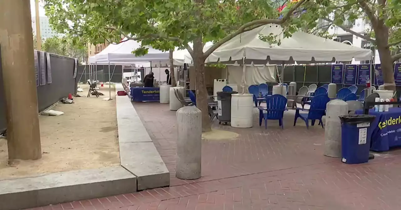 San Francisco gives media tour of Tenderloin Center at U.N. Plaza