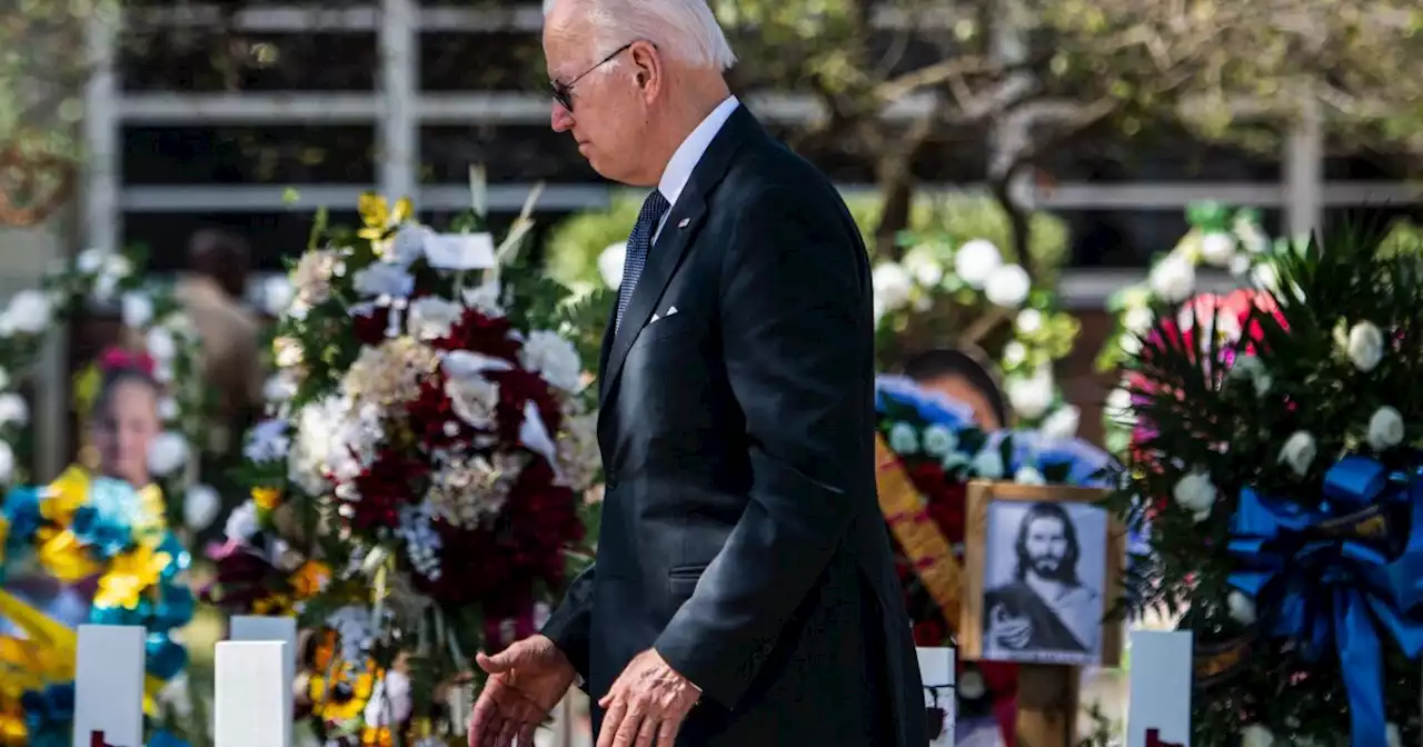 President Biden is delivering an address on gun laws and calling on Congress to act