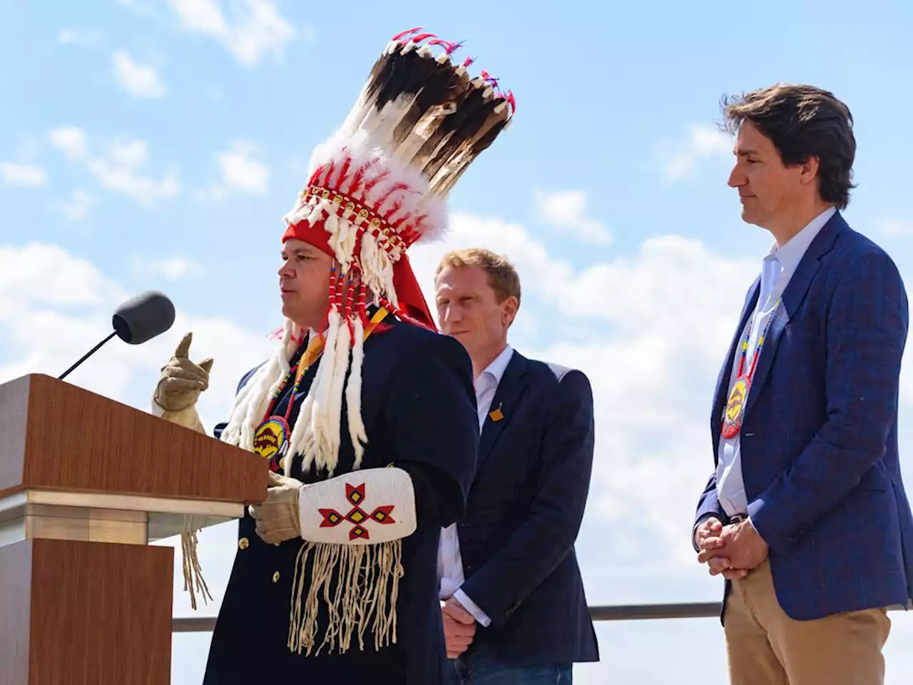 Trudeau signs historic $1.3B land claim settlement with Alberta First Nation