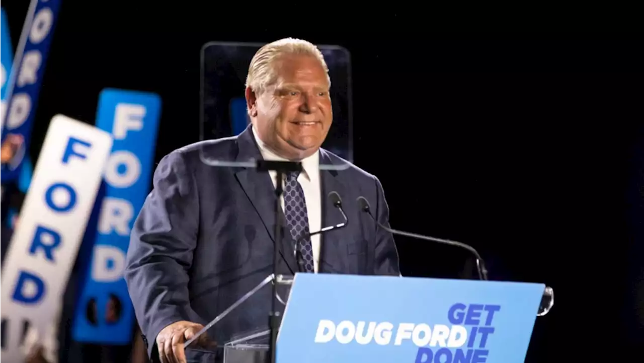 Doug Ford re-elected as Ontario premier with majority government, CTV News declares