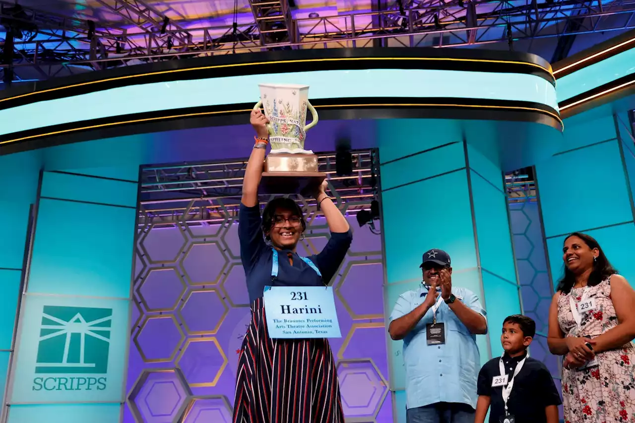 Harini Logan of Texas wins National Spelling Bee in first-ever spell-off