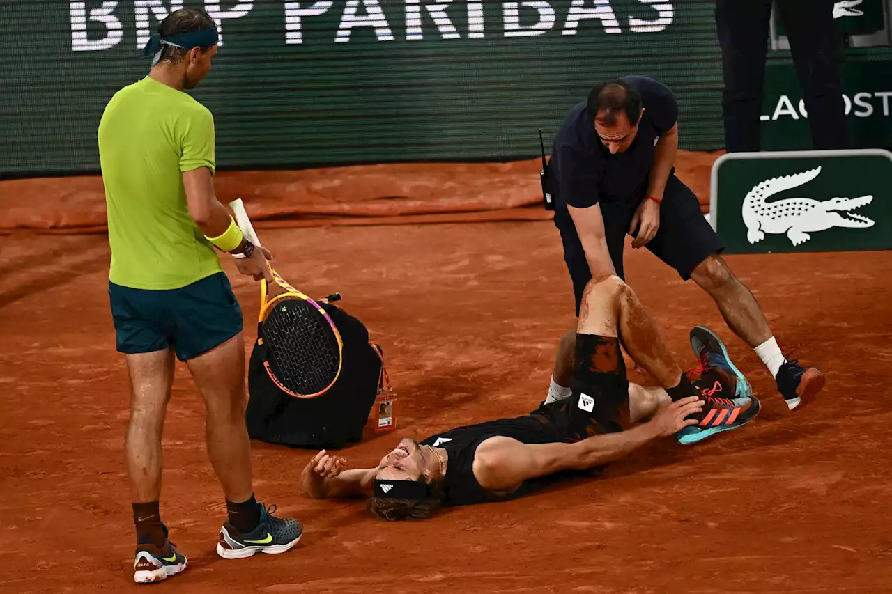 Roland-Garros : Nadal en finale pour la 14e fois après l'abandon terrible de Zverev