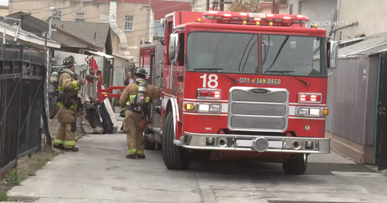 Firefighters rescue dog from house fire in City Heights