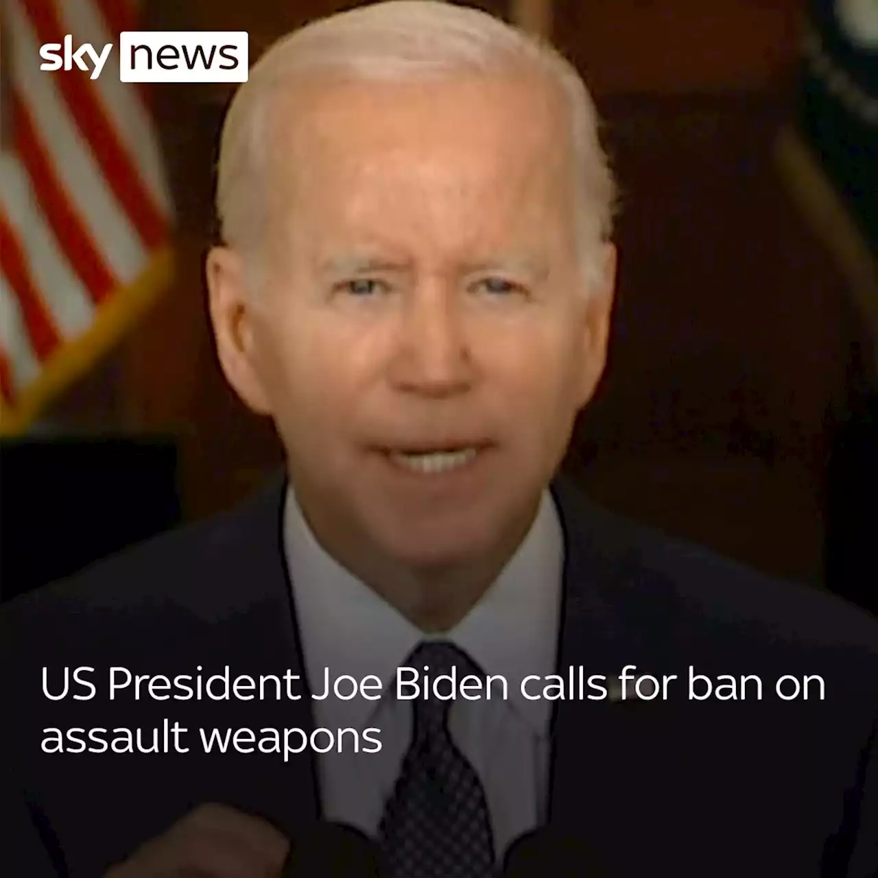 Biden calls for ban on assault weapons and gun purchase age to be raised to 21