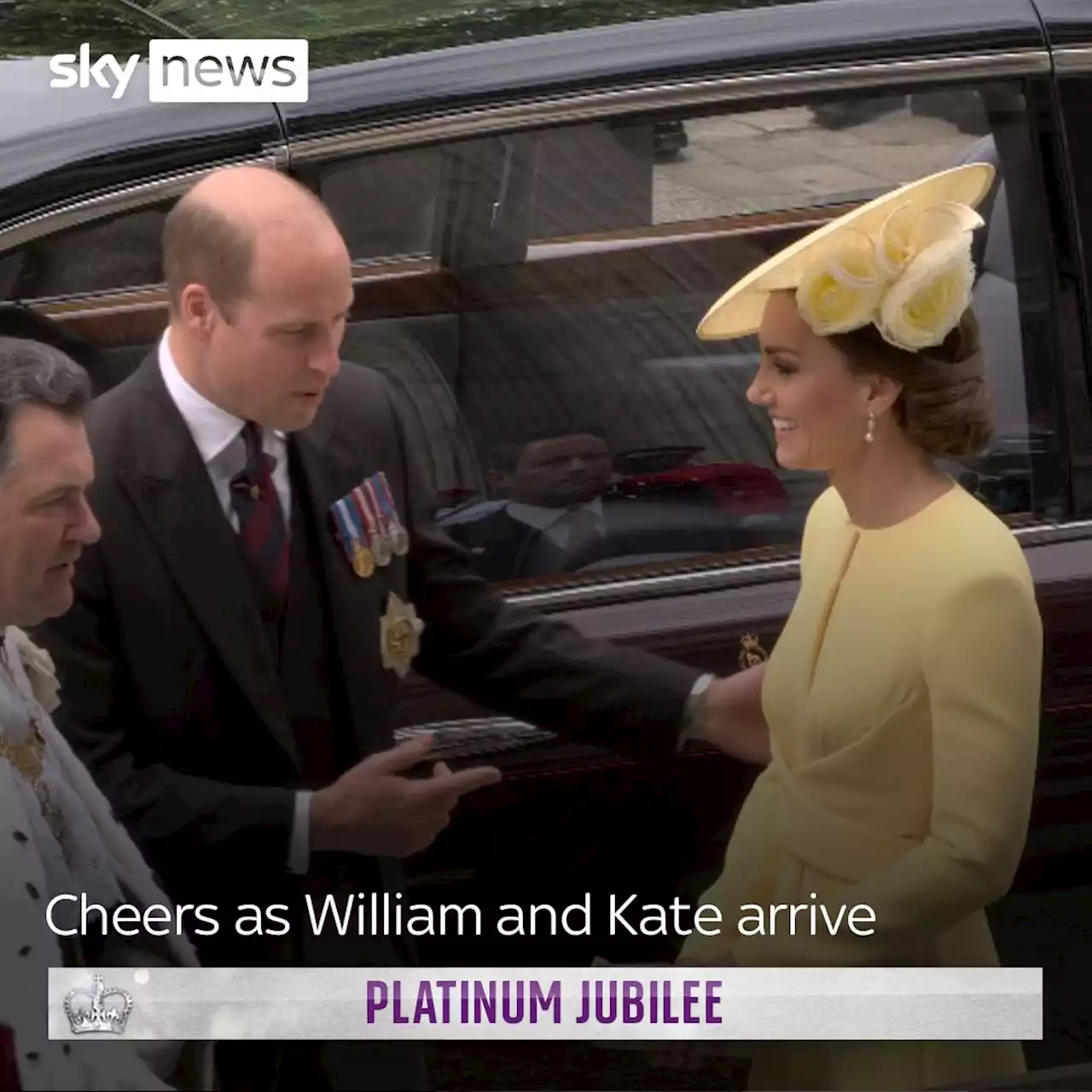 Harry and Meghan reunited with family in public after more than two years for Jubilee thanksgiving service