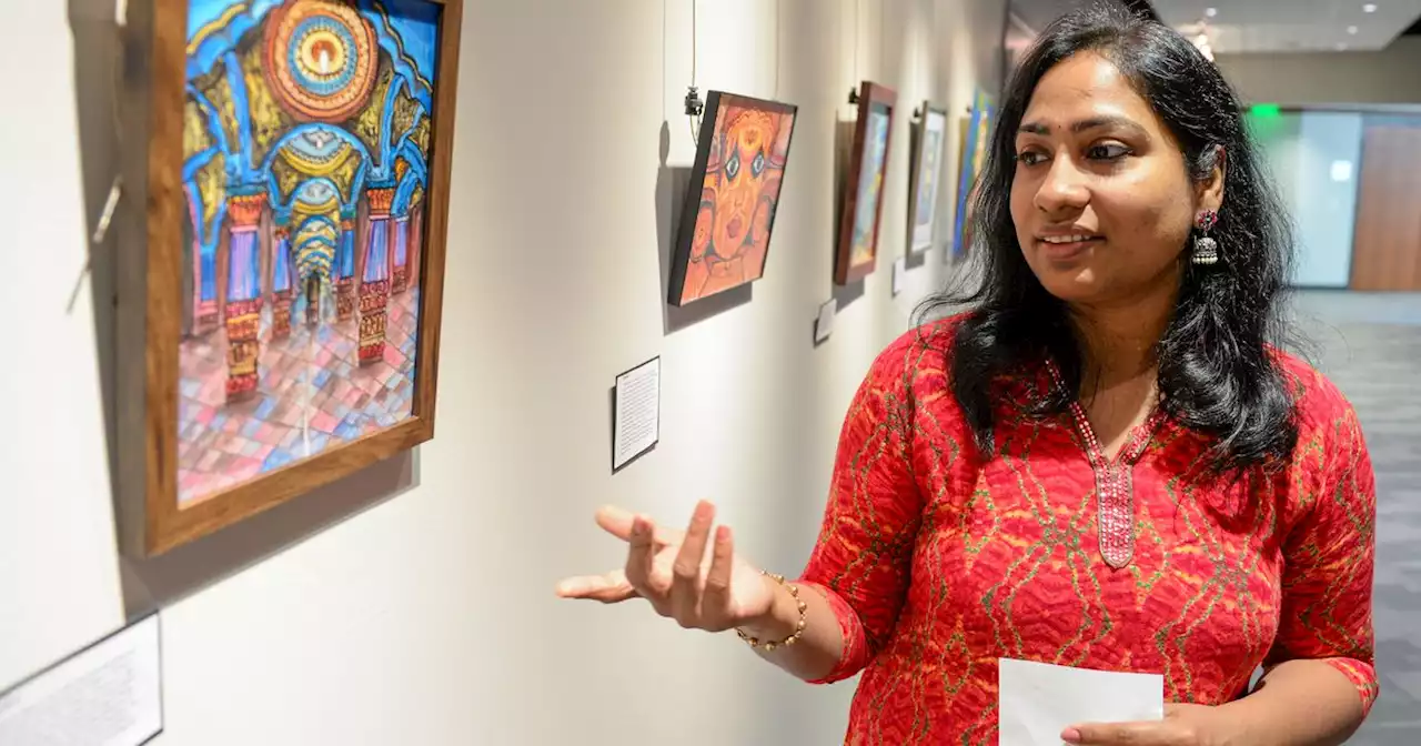 Artist brings the variety of India’s cultures to Utah exhibit