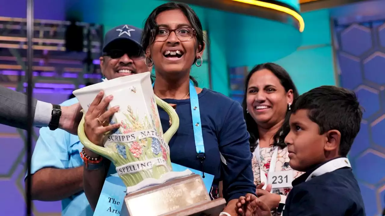 San Antonio girl rallies for spelling bee title