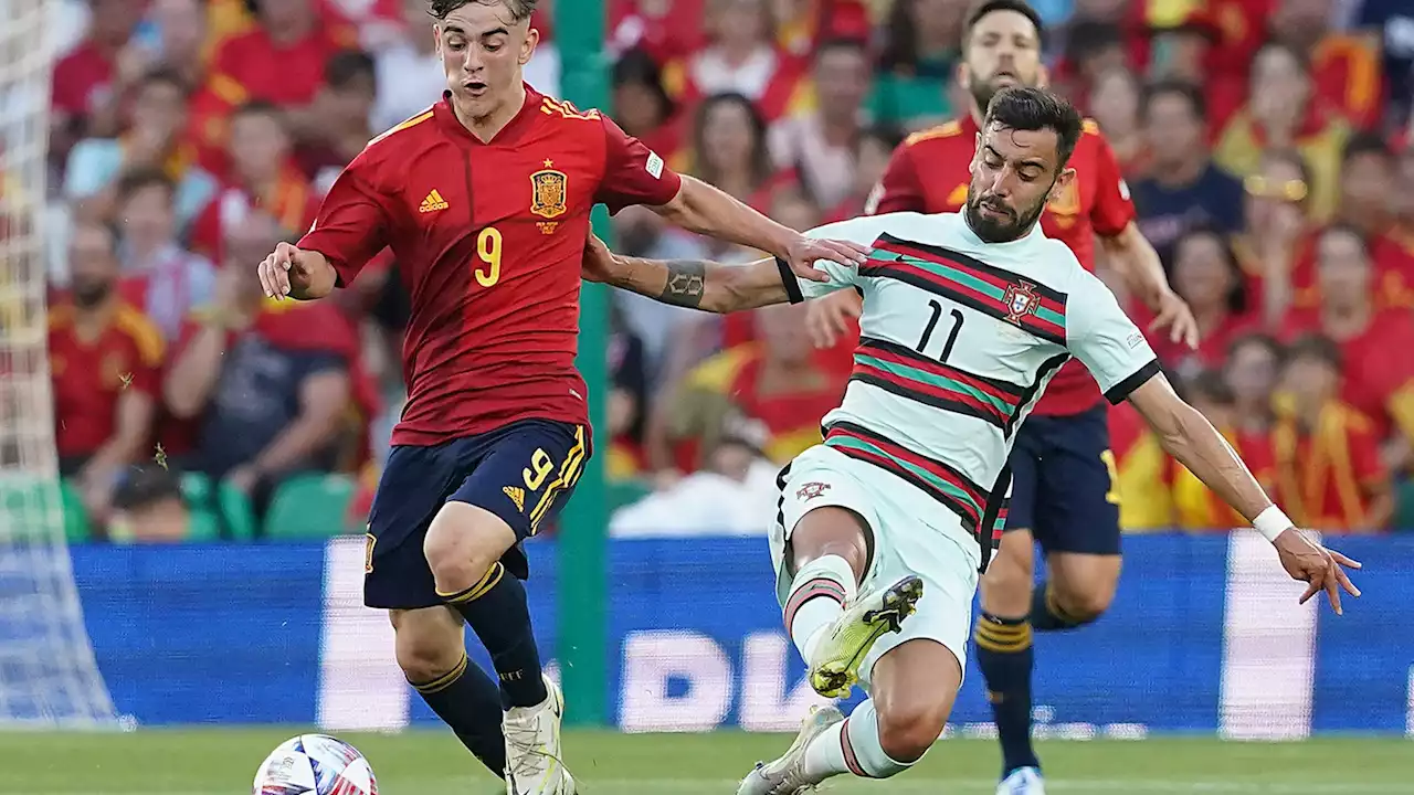 Fußball, Nations League - Portugal trotzt Spanien ein Remis ab