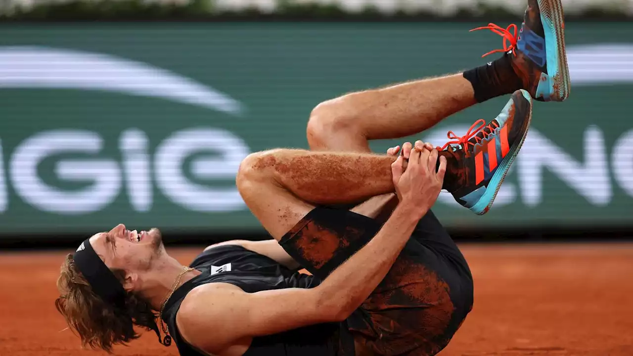 Dramatische Szenen im Tennis bei den French Open: Zverev muss gegen Nadal verletzt aufgeben