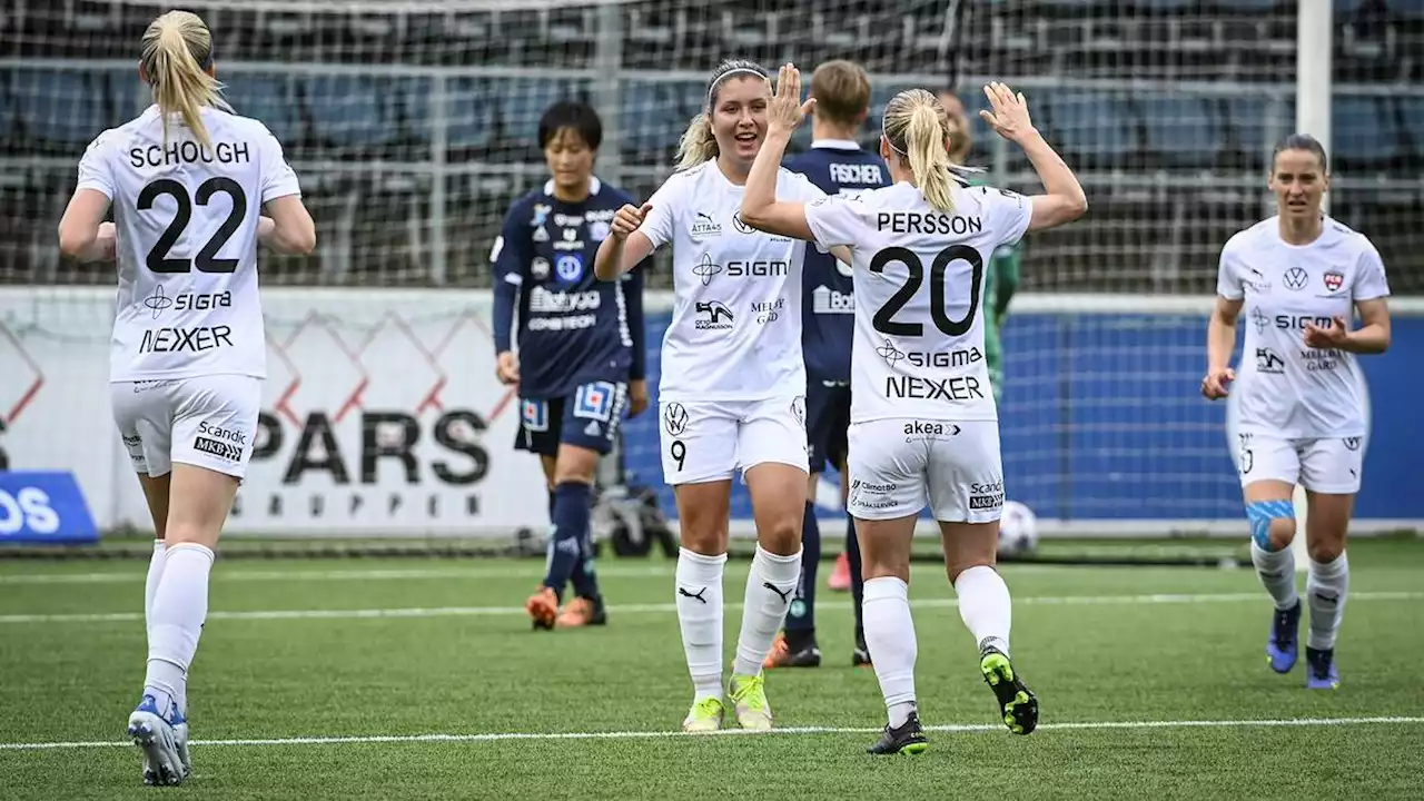 Fotboll: Rosengård starkast i toppmötet