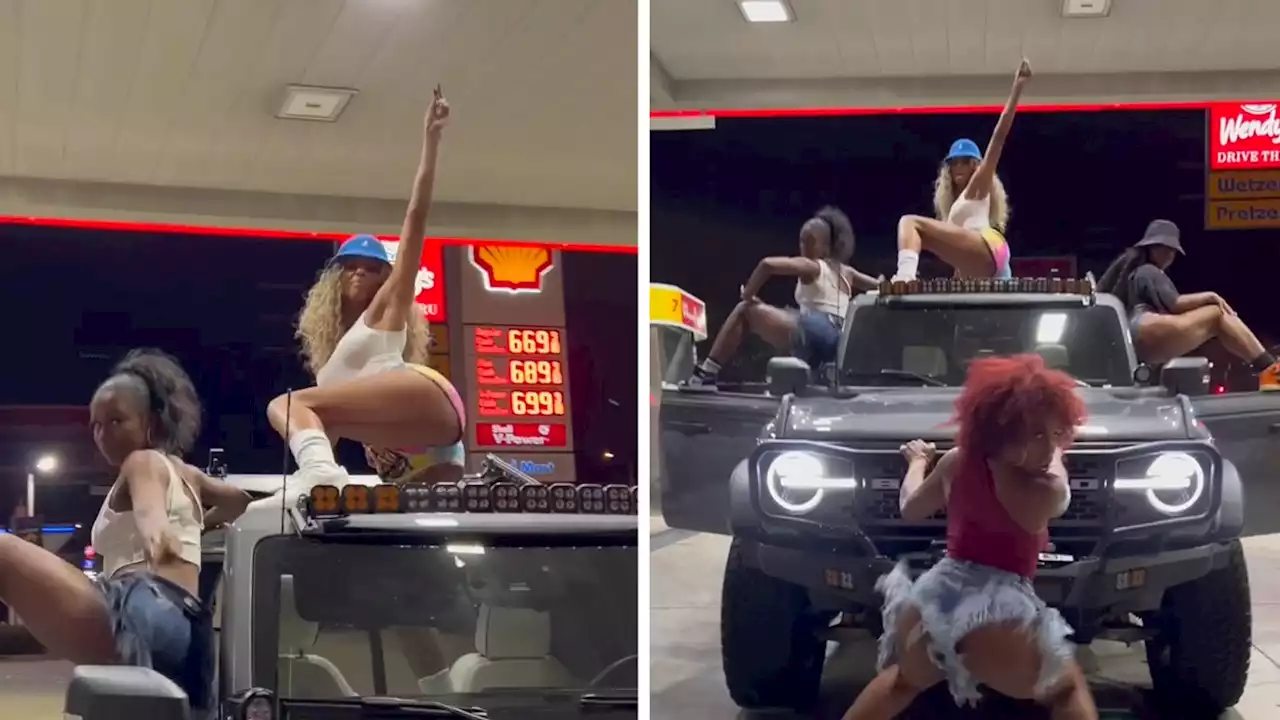 Ciara Twerks On Ford Bronco During Gas Station Dance Sesh