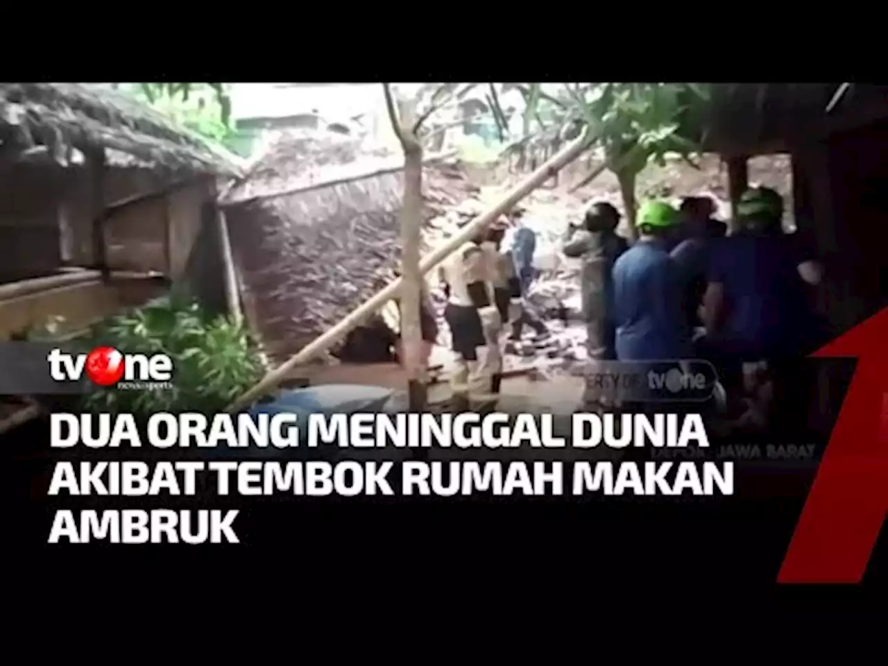 Tembok Rumah Makan di Depok Ambruk, Dua Orang Tewas - tvOne