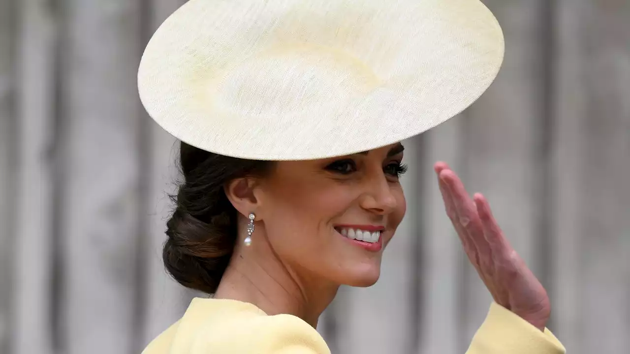 Kate Middleton Shines in Lemon Yellow on the Second Day of Jubilee Celebrations