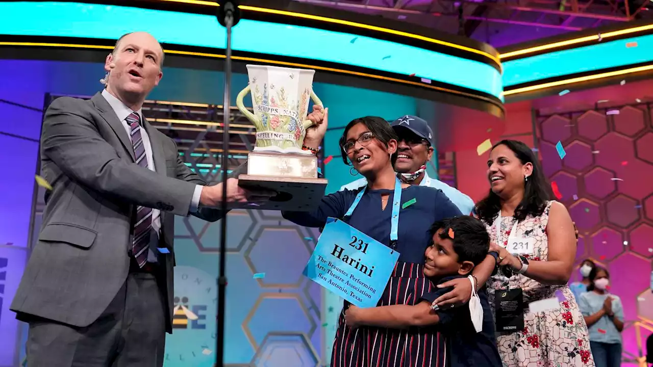 Harini Logan wins spelling bee in 1st-ever tiebreaker