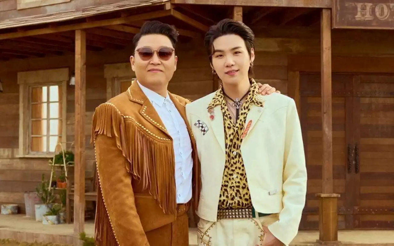 PSY 'That That' Feat Suga BTS Sukses Jadi MV Perdana di 2022 Capai 200 Juta Views