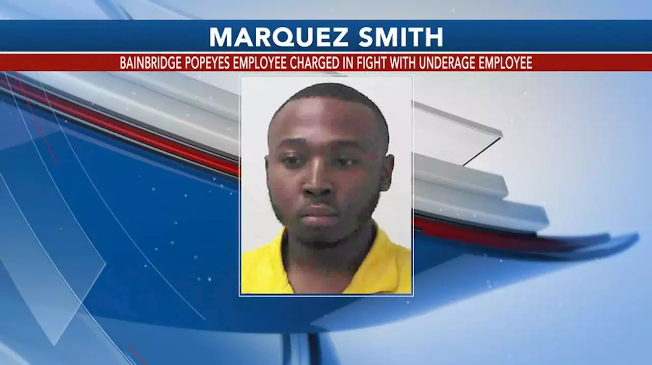 VIDEO: Bainbridge Popeyes employee charged in fight with underage employee