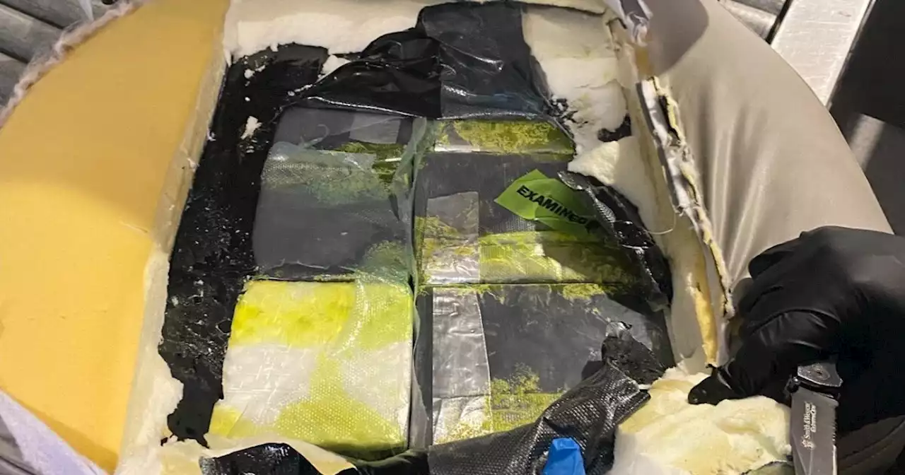 Man arrested at US airport after bricks of cocaine found hidden in wheelchair