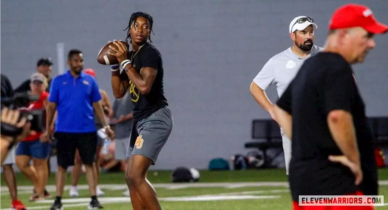 Unranked 2024 Quarterback Prospect Trever Jackson Garners Interest With Standout Performance At Ohio State Camp