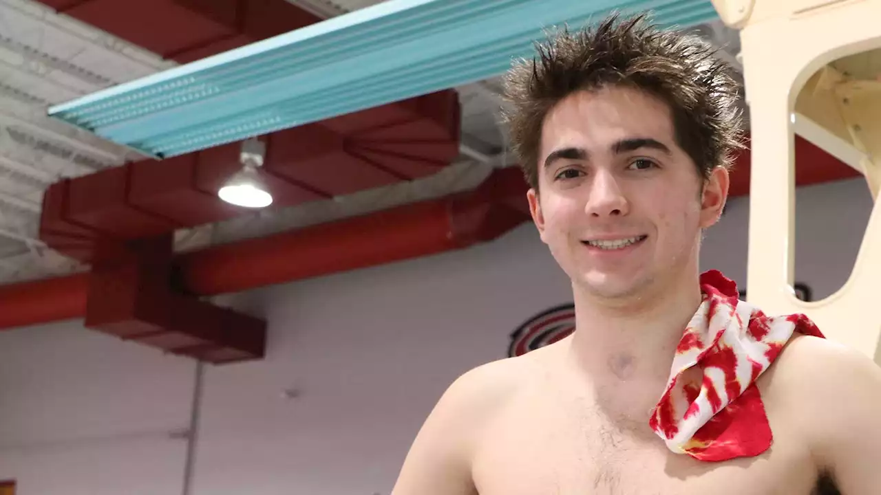 Student diver overcomes three brain surgeries to earn athletic awards