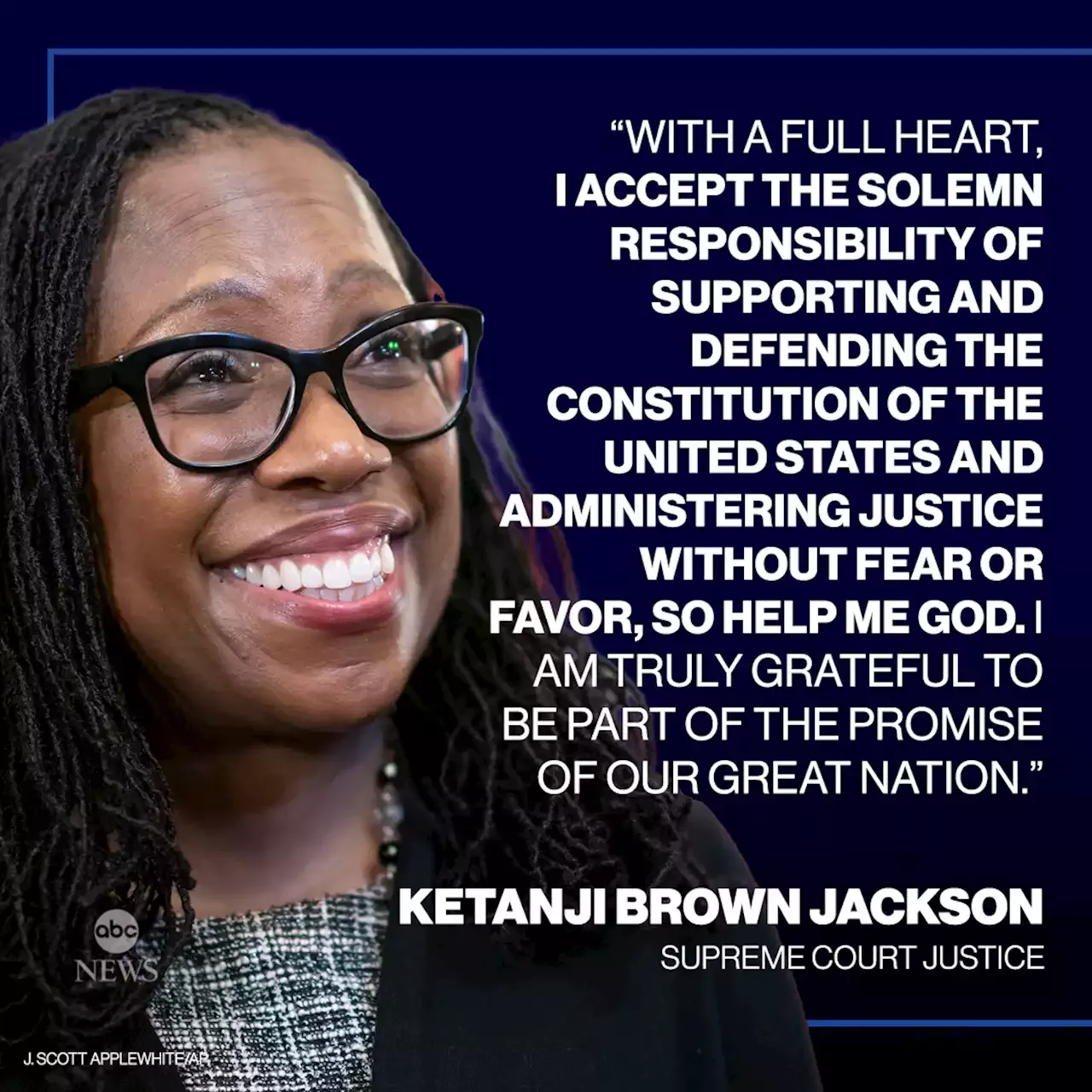 Making History, Ketanji Brown Jackson Sworn In As Supreme Court Justice 