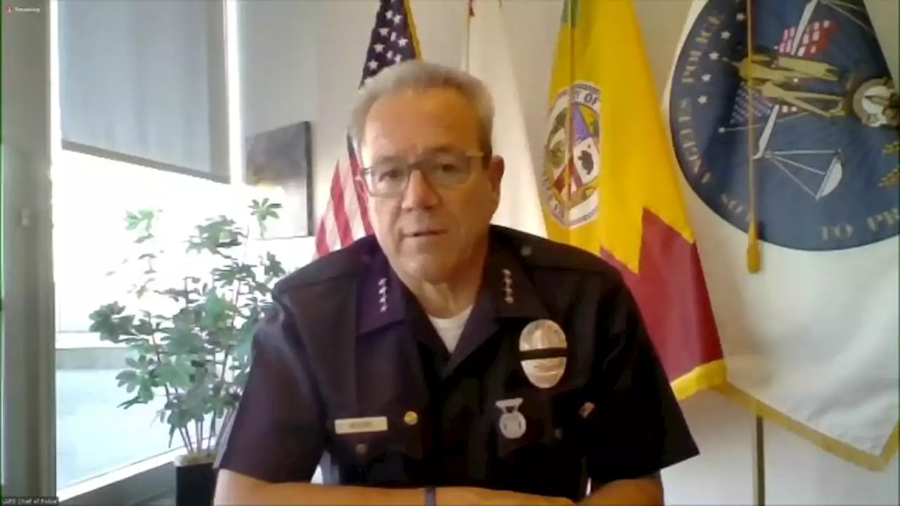 LAPD Chief Michel Moore denies officer died due to beating during training accident