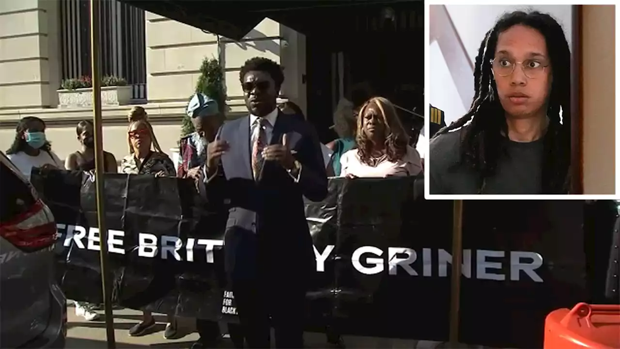 Prayer vigil held at Russian Consulate in support detained WNBA star Brittney Griner