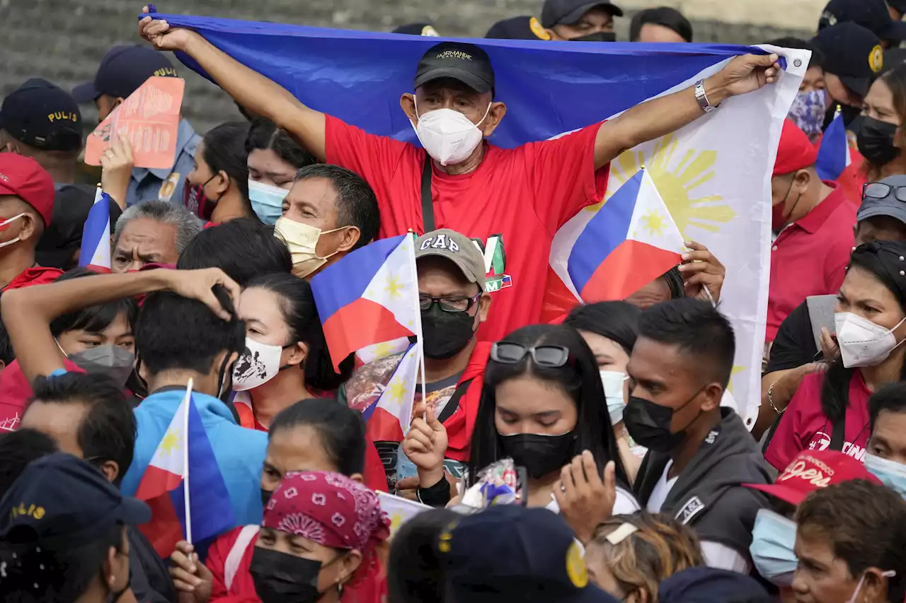 Dictator's son Marcos Jr taking oath as Philippine president