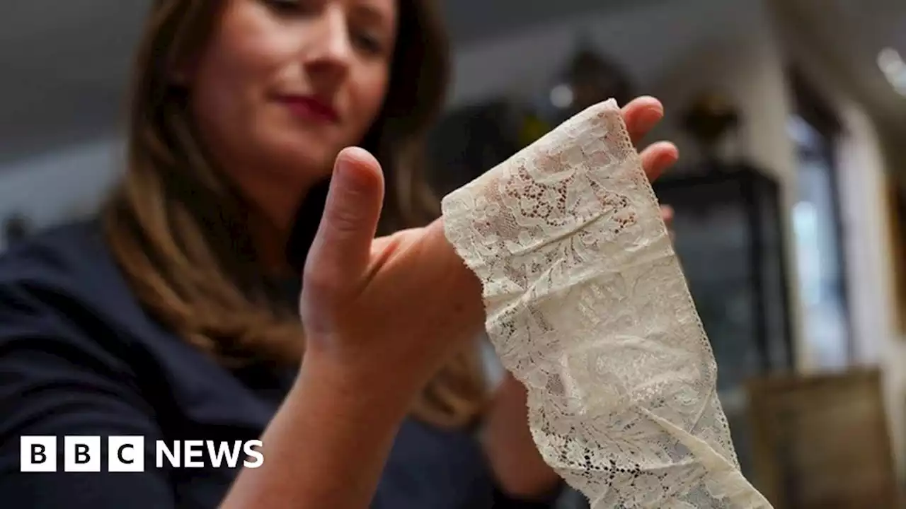 Queen Victoria’s coffin lace found in Somerset to be auctioned