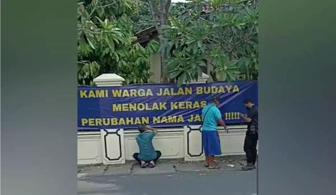 Warga Menolak Nama Jalan Budaya Diganti Jadi Entong Gendut