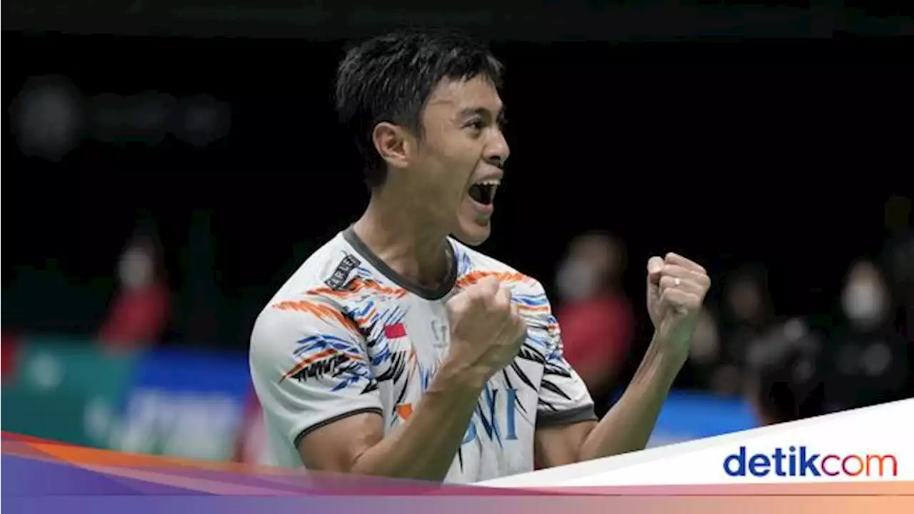 Ekspresi Vito Usai Tumbangkan Tunggal Putra Andalan Malaysia